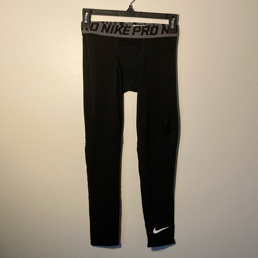 Nike pro athletic leggings for men.